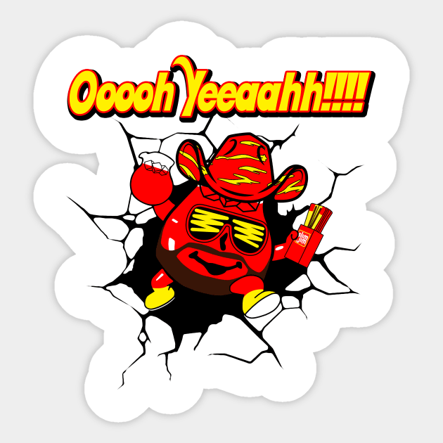 Kool Savage - Slim Jim Sticker by BigOrangeShirtShop